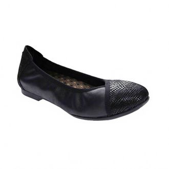 Revere Comfort Shoes Womens Nairobi Flat In Black