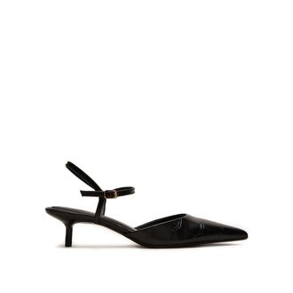 Steve Madden Womens Adelaide Heel Black Heels - Size UK 4