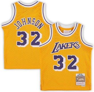 Mitchell & Ness Infant Mitchell & Ness Magic Johnson Gold Los Angeles Lakers Retired Player Jersey at Nordstrom, Size 18M