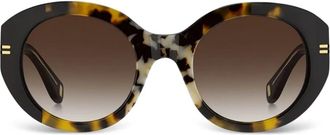 Marc Jacobs Occhiali da sole con effetto tartarugato - Nero