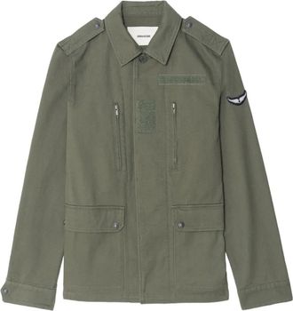 Zadig&Voltaire Giacca con ricamo Kido - Verde