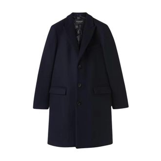 Dondup Stijlvolle Winterjas - Heren - Mantel - Blauw - M - Jassen