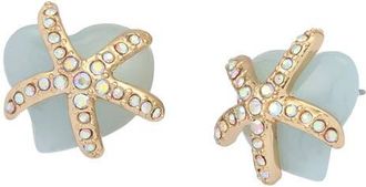 Betsey Johnson Sea Star Stud Earrings in Blue at Nordstrom