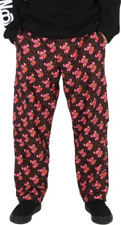 Moschino All-Over Animal Printed Straight Leg Cargo Pants