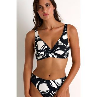 Shan Classic Bralette Bikini Top in Print at Nordstrom, Size 6