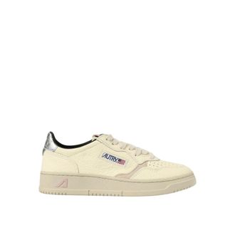 Autry Sneakers, female, Beige, 8 UK, Leather Low Top Trainers