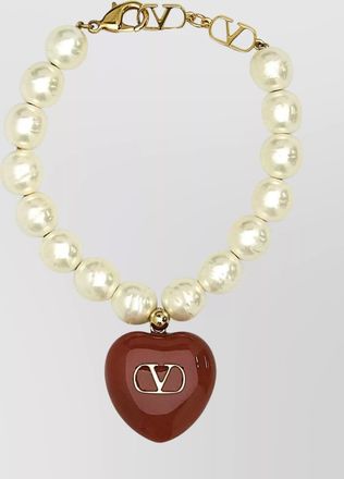 Valentino Garavani pearl heart bracelet
