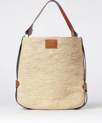 Isabel Marant Borsa Bayia in rafia e pelle