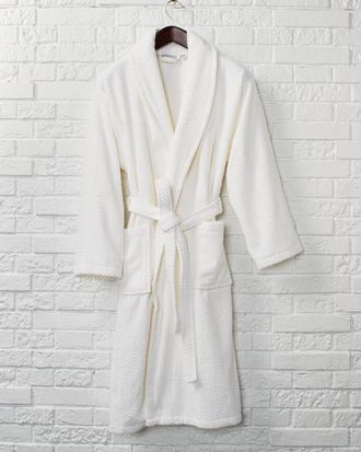 Linum Home Textiles Herringbone Weave Bathrobe