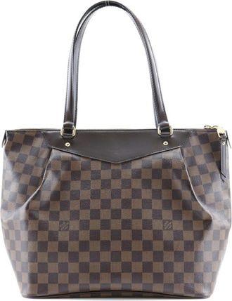 Louis Vuitton Brown Damier Canvas Tote Bag (Pre-Owned)