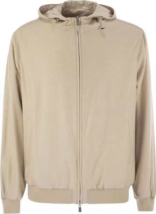 Fedeli Bomber reversibile Start con cappuccio - Toni neutri
