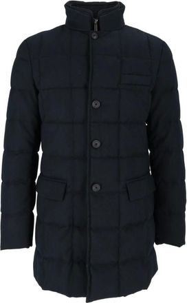 Fay Abrigo de Plumas (Doble Cierre Delantero) - Coats - Mujer - Azul - 2XL