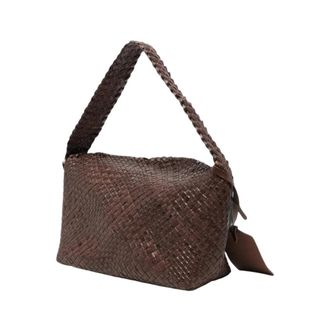 Ibeliv Tassen, Dames, Bruin, ONE Size, Katoen, Aura Schoudertas
