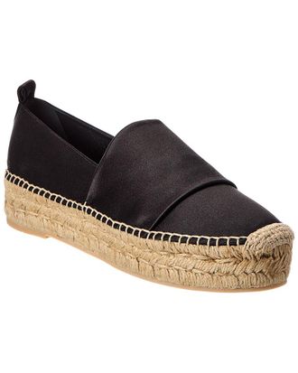Roger Vivier Satin Platform Espadrille