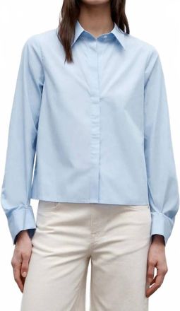 TWP Button Me Up In Oxford Blue