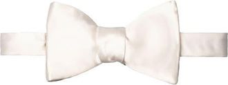Eton Silk Satin Bow Tie in Natural at Nordstrom