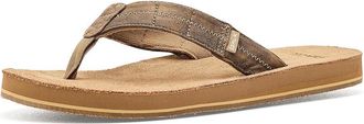 Sanuk Hideout Mens Sandals Tobacco Brown : 14 D - Medium, Synthetic