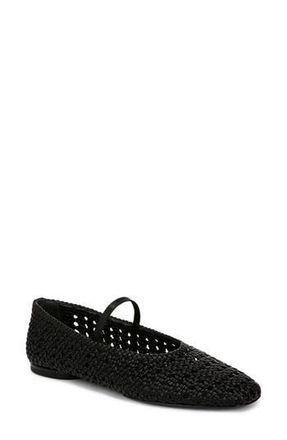 Vince Vivian Mary Jane Flat in Black at Nordstrom Rack, Size 6