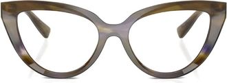 Dolce & Gabbana Eyewear Bril met cat-eye montuur - Groen