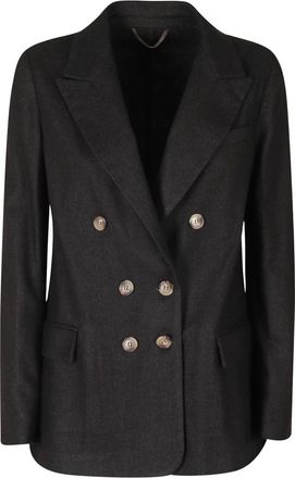 Kiltie Blazer - - Jackets - Donna - Marrone - XS