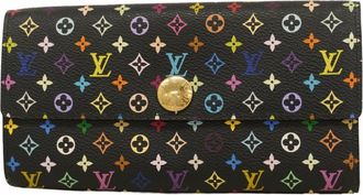 Louis Vuitton Grenade Noir Long Wallet (Bi-Fold) (Pre-Owned)