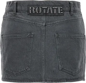 Rotate Nela Skirt - charcoal