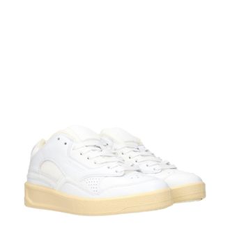 Jil Sander Leather Low Top Sneaker - White