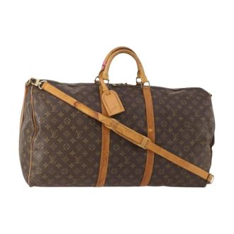 Louis Vuitton Pre-owned Weekend Bags, unisex, Brown, Size: ONE SIZE Pre-owned Keepall Duffle Bag
