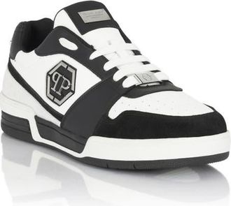 Philipp Plein Low-Top Sneakers P-Force 78 Unisex in White/black at Nordstrom, Size 39