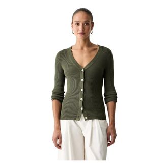 Guess Dames, Truien, Groen, Maat: XS Viscose