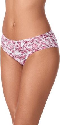 DKNY Litewear Cut Anywhere Hipster Panties in Hologram Hearts at Nordstrom, Size X-Large
