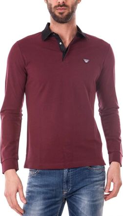 Armani Jeans Polo Shirt - Heren - Polos - Rood - S - Katoen - Tops