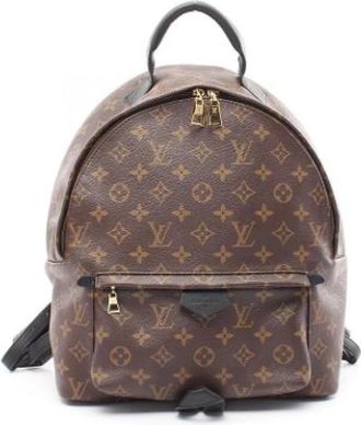Louis Vuitton Pre-owned Backpacks, female, Brown, Size: ONE SIZE Pre-owned Canvas louis-vuitton-bags