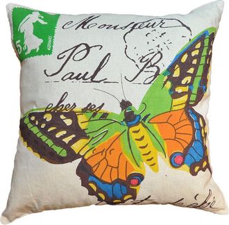 Amity Home Butterfly Flight Decorative Pillow