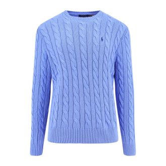 Polo Ralph Lauren Truien & Vesten, Heren, Blauw, L, Katoen, Iconische Logo Katoenen Trui