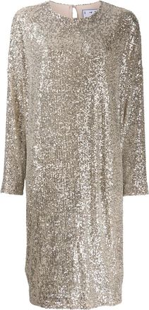 In The Mood For Love Abito da cocktail Elisa con paillettes - Toni neutri