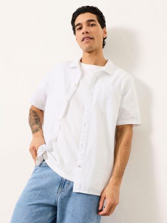 Fat Face FatFace Bugle White Short Sleeve Shirt