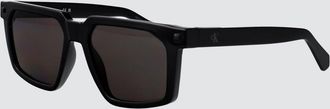 Calvin Klein Jeans Occhiali da sole rettangolari modello aviatore in acetato