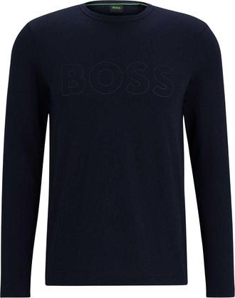HUGO BOSS Heren Tognbo Logo T-Shirt (Donkerblauw)