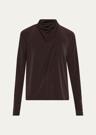 Vince Draped Cowl Blouse