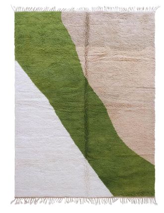 AFK Living Alfombra bereber l&iacute;neas gr&aacute;ficas modernas 250 x 342 cm