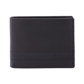 Laura Biagiotti Compacte Portemonnee van Leer - Heren - Accessoires - Zwart - Maat: ONE Size Leer