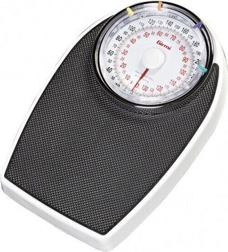 Girmi Girmi Bp55 Ovalado Negro, Blanco B&aacute;scula De Ba&ntilde;o Anal&oacute;gica