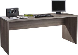 Composad Composad - Escritorio Grande Con Dise&ntilde;o De Roble Trufa Cm 69 X 178 X 75 H