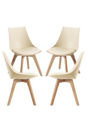 Regalos Miguel Packs Sillas Comedor - Pack 4 Sillas Blok - Beige