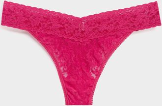Hanky Panky Womens Stretch lace thong Nylon