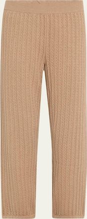 SIMKHAI Cable-Knit Joggers