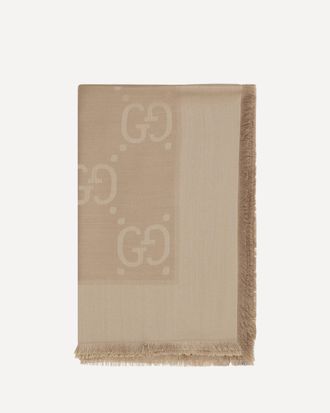 Gucci Sciarpa in lana e seta Woman UNI