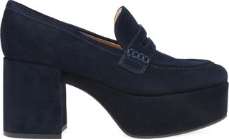 Gianvito Rossi Jenna loafers met plateauzool - Blauw