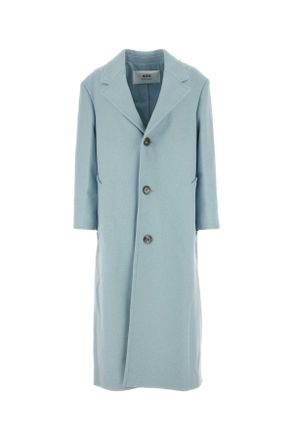Ami Ami Powder Blue Wool Blend Coat